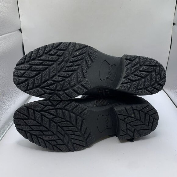 b.o.c. Womens Ankle Boot Black Suede Side Zip Strap & Knot Accent Round Toe 8M - Picture 8 of 8